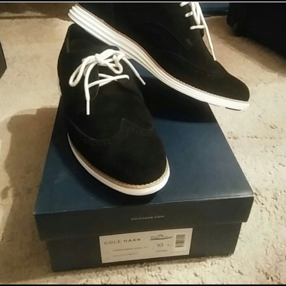 Cole Haan Wingtip Oxfords Black